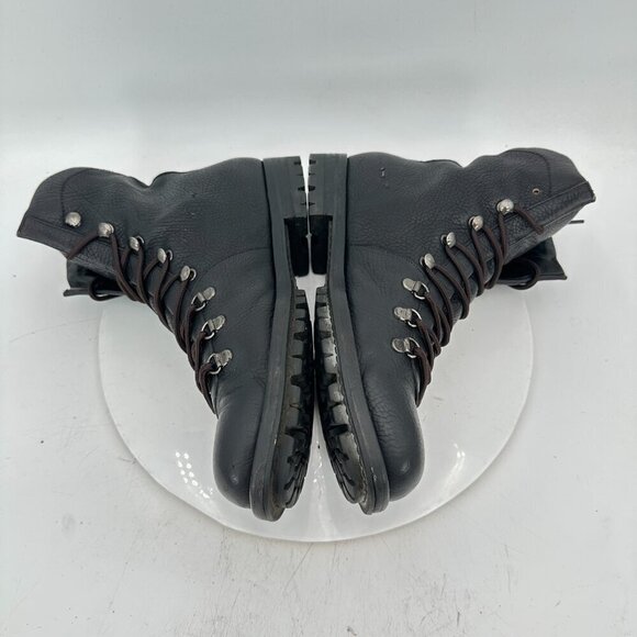 Bally Sabatino Men Size 8D Black Full Grain Leather Lace Up With Pin Ankle Boot main image 13